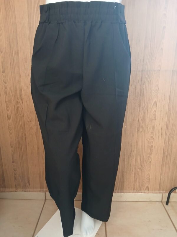 CALÇA PANTALONA DE LINHO COM ELASTICO