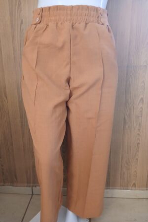 CALÇA PANTALONA DE LINHO COM ELASTICO