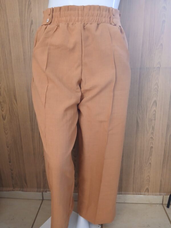 CALÇA PANTALONA DE LINHO COM ELASTICO