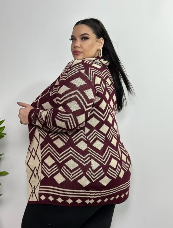CARDIGAN DE LINHA ESTAMPADO - PLUS SIZE - Imagem 2
