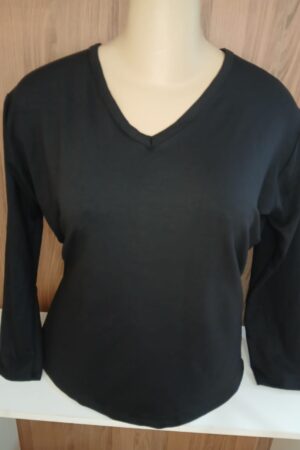BLUSA DE MOLETINHO MANGA LONGA - PLUS SIZE