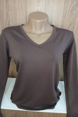 BLUSA DE MOLETINHO MANGA LONGA