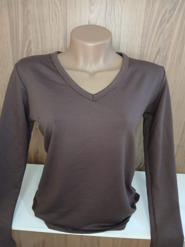 BLUSA DE MOLETINHO MANGA LONGA - Imagem 3