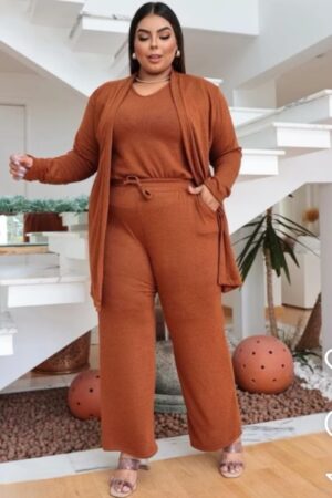 CONJUNTO DE LANZINHA 3 PEÇAS - PLUS SIZE