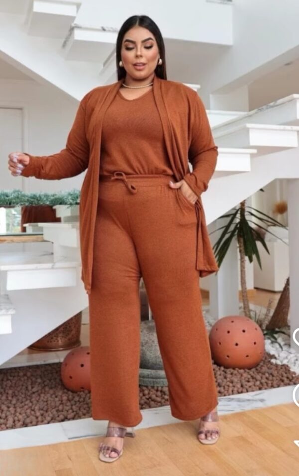 CONJUNTO DE LANZINHA 3 PEÇAS - PLUS SIZE