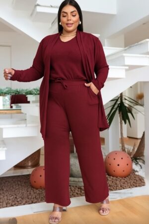 CONJUNTO DE LANZINHA 3 PEÇAS - PLUS SIZE