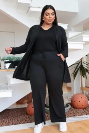 CONJUNTO DE LANZINHA 3 PEÇAS - PLUS SIZE