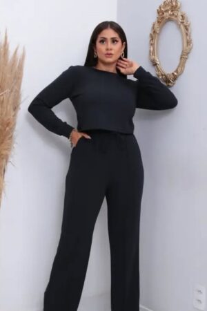 CONJUNTO DE MOLETINHO MANGA LONGA CONFY