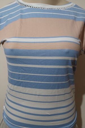 BLUSA DECOTE CANOA ELASTICO NA LATERAL