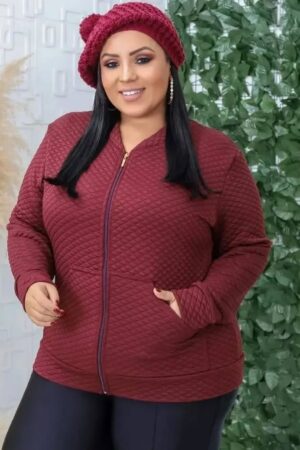 JAQUETA BOMBER - PLUS SIZE
