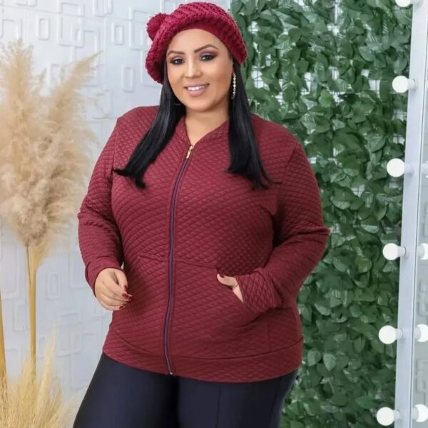 JAQUETA BOMBER - PLUS SIZE