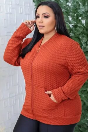 JAQUETA BOMBER - PLUS SIZE