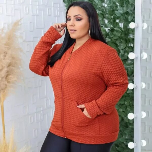 JAQUETA BOMBER - PLUS SIZE