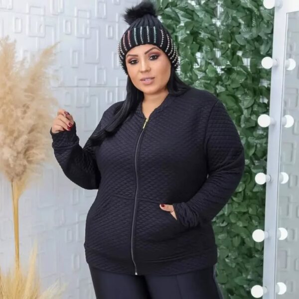 JAQUETA BOMBER - PLUS SIZE