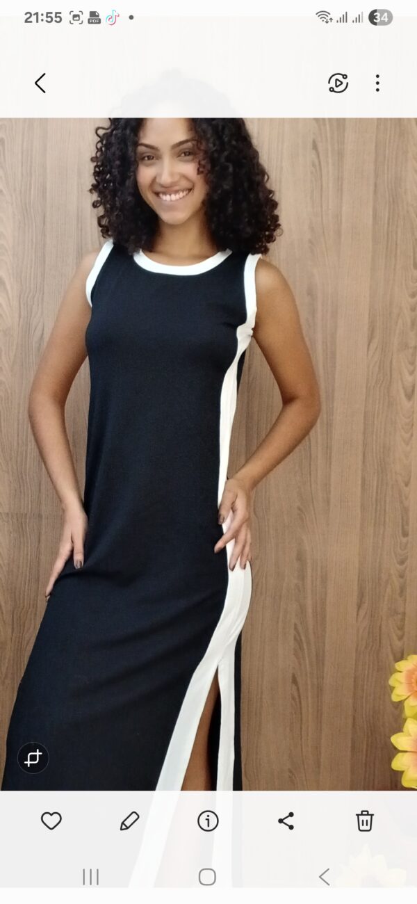 VESTIDO REGATA MOLETINHO - Imagem 2