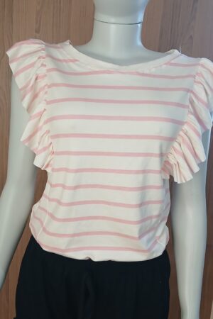 BLUSA COM BABADO