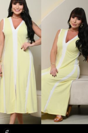 VESTIDO BICOLOR