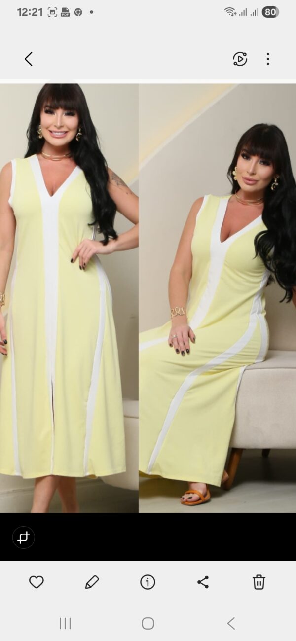 VESTIDO BICOLOR